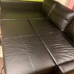 L字ソファベッドの画像