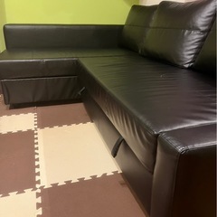 L字ソファベッドの画像