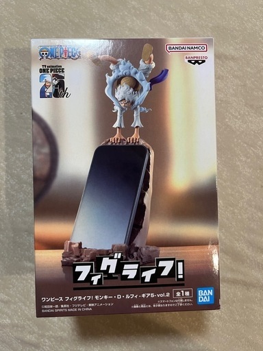ワンピース　フィグライフ　ルフィ　スマホ立て