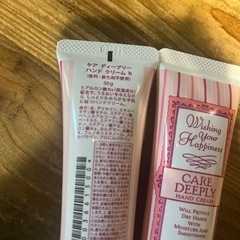 ハンドクリーム2本の画像