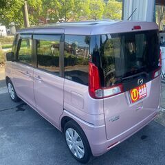 ★マツダ　フレアワゴン（スペーシアOEM車両）★57400ｋｍ★車検Ｒ７年４月★無事故車★ナビＴＶ付★左右電動スライドドア★スマートキー＆プッシュスタート★衝突軽減ブレーキ横滑り防止装置★の画像