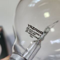 ※取引中※【あげます】新品YAZAWA製40Wクリアボール電球・調光器対応・E26口金の画像
