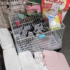 ペットゲージ、ペットシート、ペットヒーター、セット