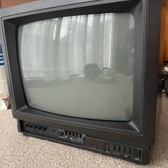 【無料】ブラウン管テレビ　34cm  レトロゲームに最適！