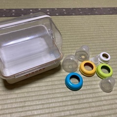 哺乳瓶セット（保管ケース&乾燥ラック付き）の画像