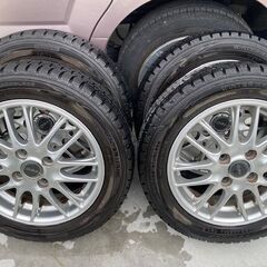 ■スタッドレス■155 65 14■軽■ダンロップ■7分山■京都■