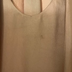 【値下げ交渉可】フォーマルオレンジベージュワンピースの画像