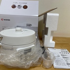【値下げ】新品未使用 電気圧力鍋3L アイリスオーヤマ
