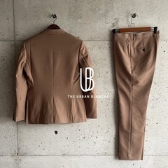 前撮り　セットアップ　アーバンブランシュ　タキシード　XXL ブラウンの画像