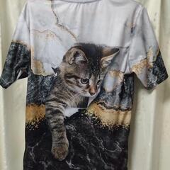 ネコプリントTシャツ２枚セットの画像