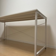【美品】デスク/テーブル　幅160cm 家具 オフィス用家具 机の画像