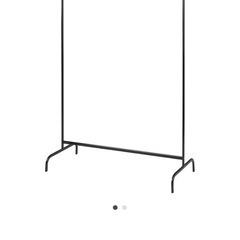 譲ります！イケアIKEAのハンガーラック スチール ブラック