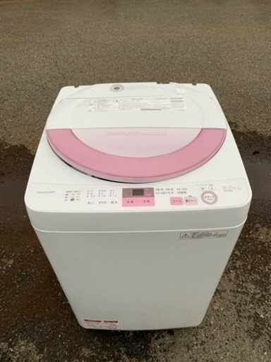 シャープ 全自動電気洗濯機　ES-GE6A-P