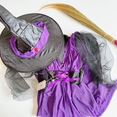 ハロウィーン ハロウィン 女の子 コスプレ 魔女 3点セット かわいい
