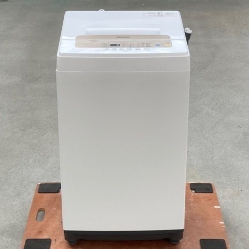 洗浄済み ! ! ◇アイリスオーヤマ 洗濯機 2021年製 5Kgステンレス槽 槽乾燥 IAW-T502EN