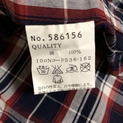 授乳ケープ　綿100% 出産準備　チェックの画像