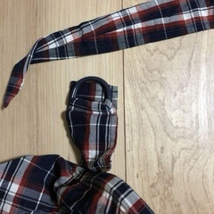 授乳ケープ　綿100% 出産準備　チェックの画像
