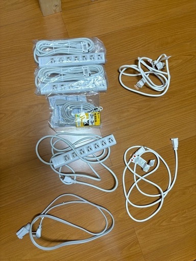 3端子アース付き電源タップ　アソート