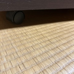 テレビ台　ダークブラウン　キャスター付きの画像