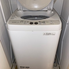 ご連絡いただいた皆様すみません。受け取り手の方がきまりました！SHARP洗濯機お譲りします！の画像