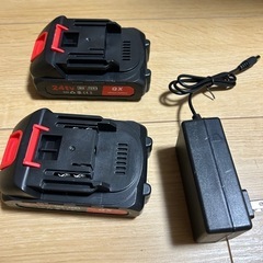 充電式　草刈機　バッテリー2個付きの画像