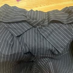 ❗️E hyphen world gallery ボーダーワイドストレートパンツの画像