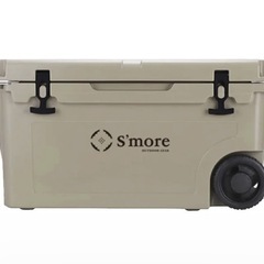 スモア/移動式クーラーボックス/保冷アイスパック付/栓抜き付/52L

