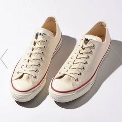 コンバース/オールスター/スニーカー/オフホワイト/25.5cm
