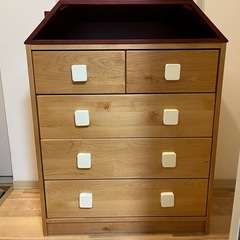 カウプンキ　チェスト　木製　タンス　子供用家具