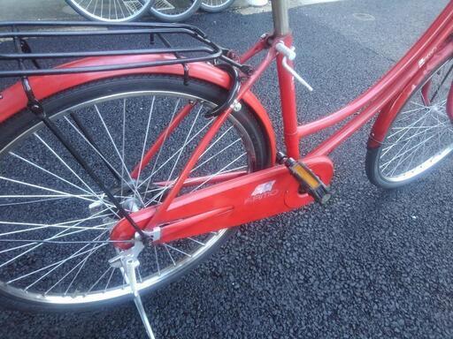 自転車3223 前後タイヤ新品！ 24インチ ギヤなし ダイナモライト