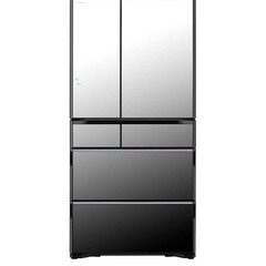 配送可能　 日立 6ドアノンフロン冷蔵庫 真空チルド グラデーションブラウン R-X5200F-ZT 配送可能 日立 6ドアノンフロン冷蔵庫 真空チルド