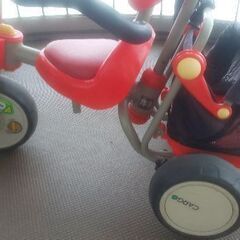 三輪車 おまけでお菓子の画像