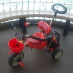 三輪車 おまけでお菓子の画像