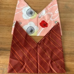 ちりめん素材　弁当包み　2個　美品