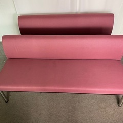 コクヨ ロビーチェア2脚セット 待合室 病院 長椅子 ロングソファー ファブリック　　の画像