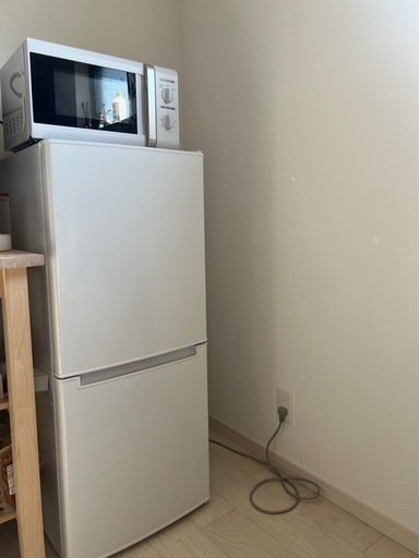 家電2点セット　冷蔵庫　電子レンジ