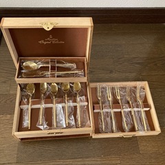 未使用　エスポワール　カトラリーセット　ゴールド　ティー　スプー...