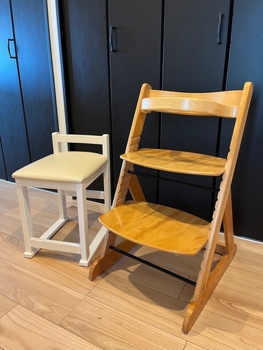 キッズチェア　ドレッサーチェア 2個セット