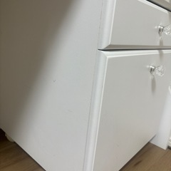 デスク 勉強机 白の画像