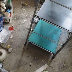 カラフル３段棚、アイアン、頑丈、６２ｘ３８ｘ９４の画像