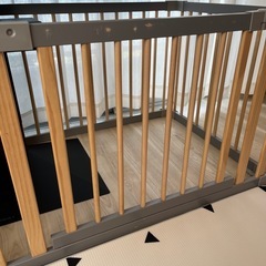 LITTLE BOT BABY リトルボットベイビー 木製ベビーサークル グレー