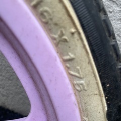 一輪車　16インチ　スタンド付の画像