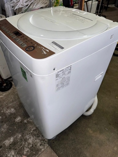 シャープ SHARP 洗濯機 7KG 20年式 2501120847 シャープ SHARP 洗濯機 7KG 20年式 ES-SH7C-N地域限定送料・設置