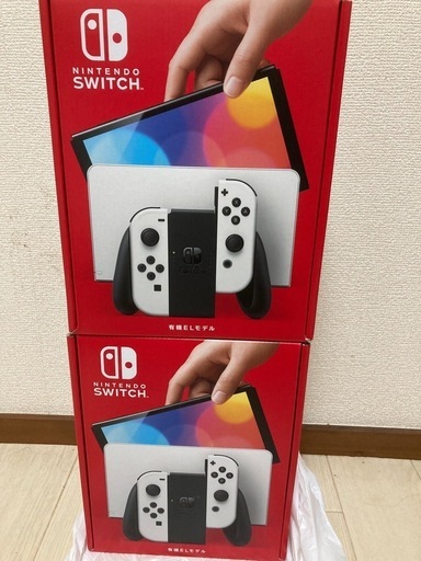 2️⃣　switch有機EL新品未使用になります 