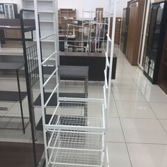 ★ジモティ割あり★ IKEA ラック ホワイト H173×D51...
