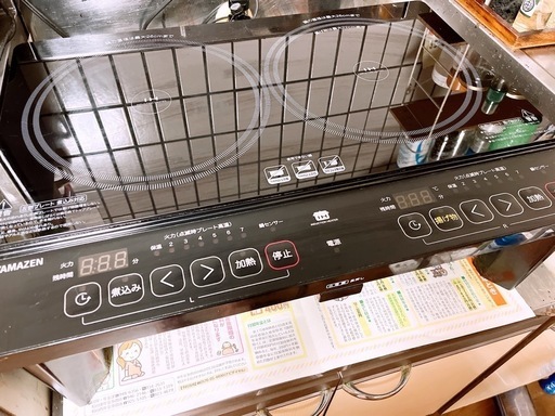 【値下げ】YAMAZEN 2口IHコンロ