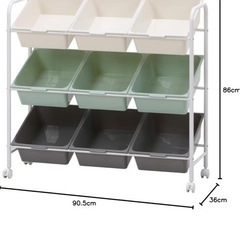 おもちゃ棚の画像