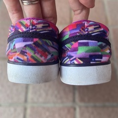 【取引中】美品 NIKE 17cm スリッポン シューズの画像