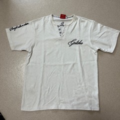 ボタンネック半袖Tシャツ