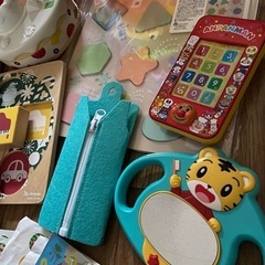 決まりました！こどもちゃれんじ、アンパンマン、知育、大量シールおもちゃおまとめセットの画像